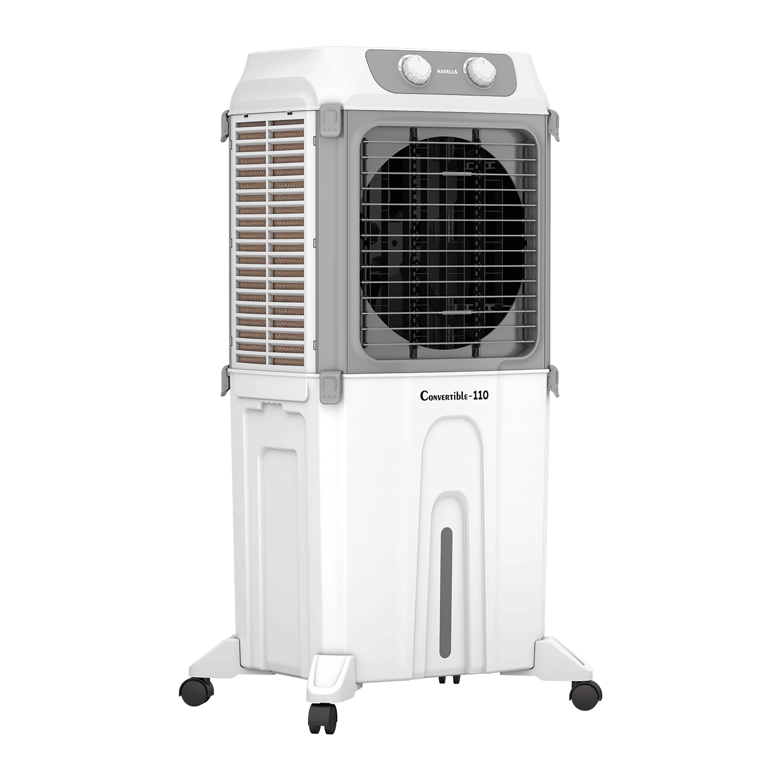 Havells Convertible 110 Litres Desert Air Cooler with Dual Flow Technology (Metal Blade Fan, White & Grey) Havells Convertible 110 Litres Desert Air Cooler with Dual Flow Technology (Metal Blade Fan, White & Grey)_10