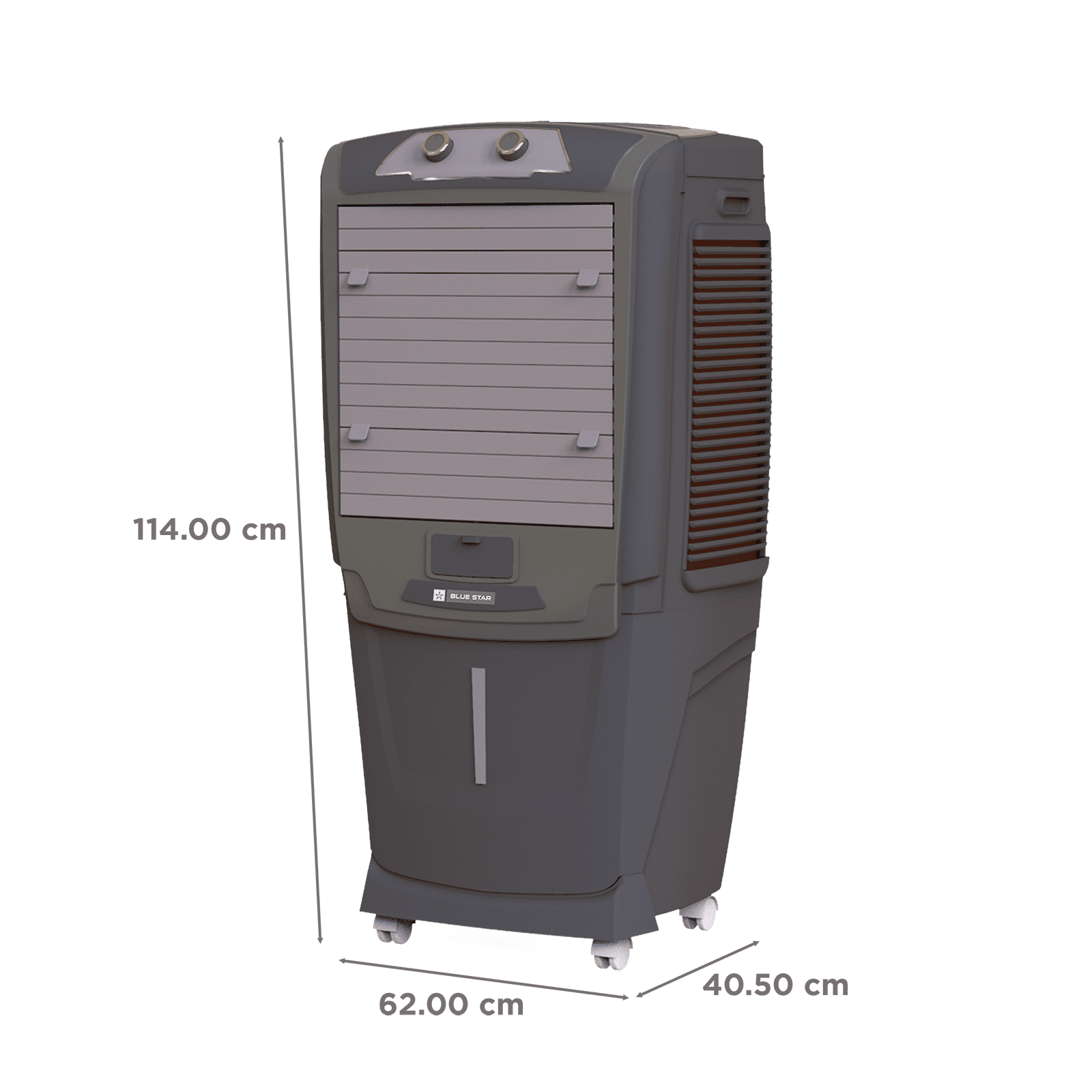 Blue Star Aura Neo 55 Litres Desert Air Cooler with Anti-Microbial Properties (Thermal Overload Protection, Grey)_2