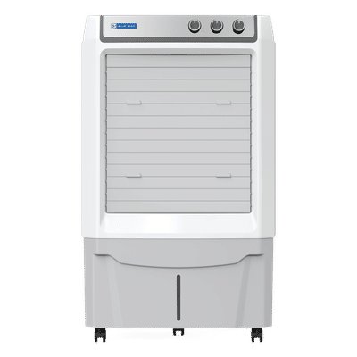 Blue Star Ventus 80 Litres Desert Air Cooler with Anti-Microbial Properties (Thermal Overload Protection, White & Cool Grey)