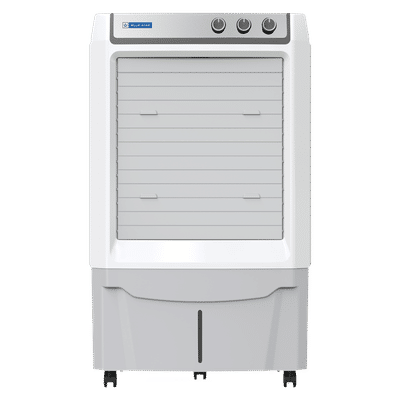 Blue Star Ventus 60 Litres Desert Air Cooler with Anti-Microbial Properties (Thermal Overload Protection, White & Cool Grey)