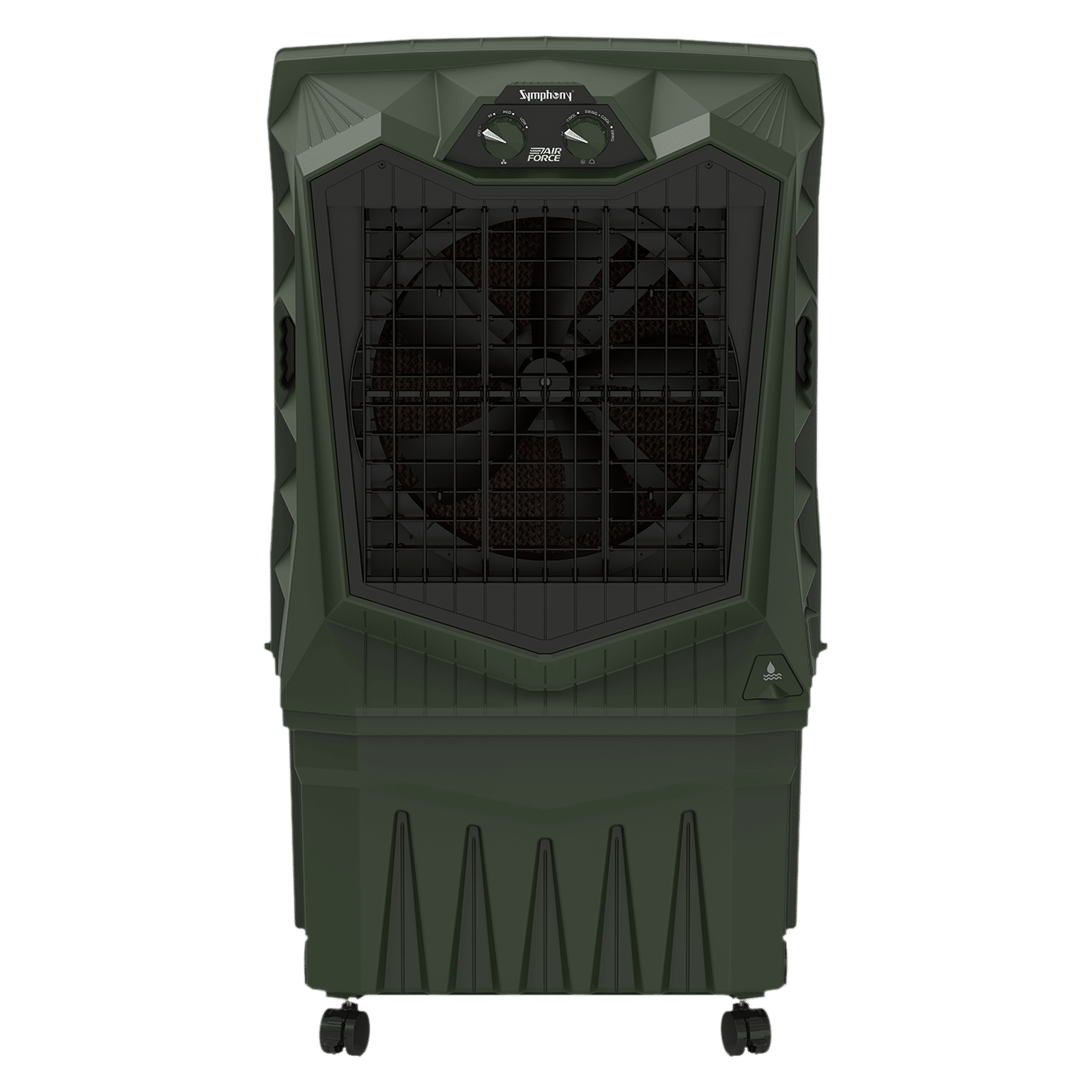 Symphony Air Force 95 Litres Desert Air Cooler with Auto Louver Movement (Inverter Compatible, Militry Green)_1