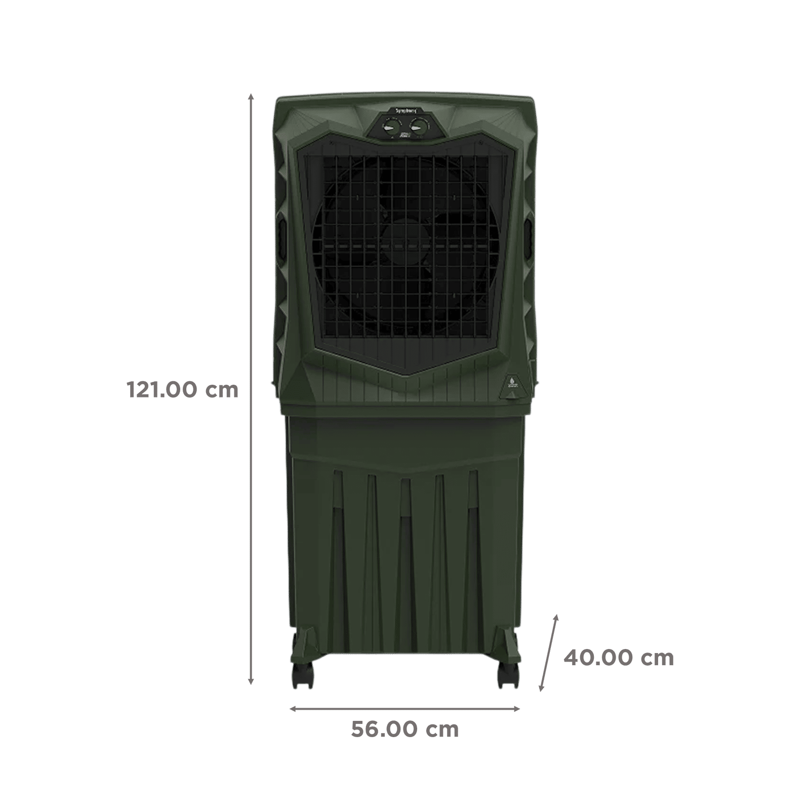 Symphony Air Force 90 80 Litres Desert Air Cooler with Auto Louver Movement (Inverter Compatible, Militry Green)_2