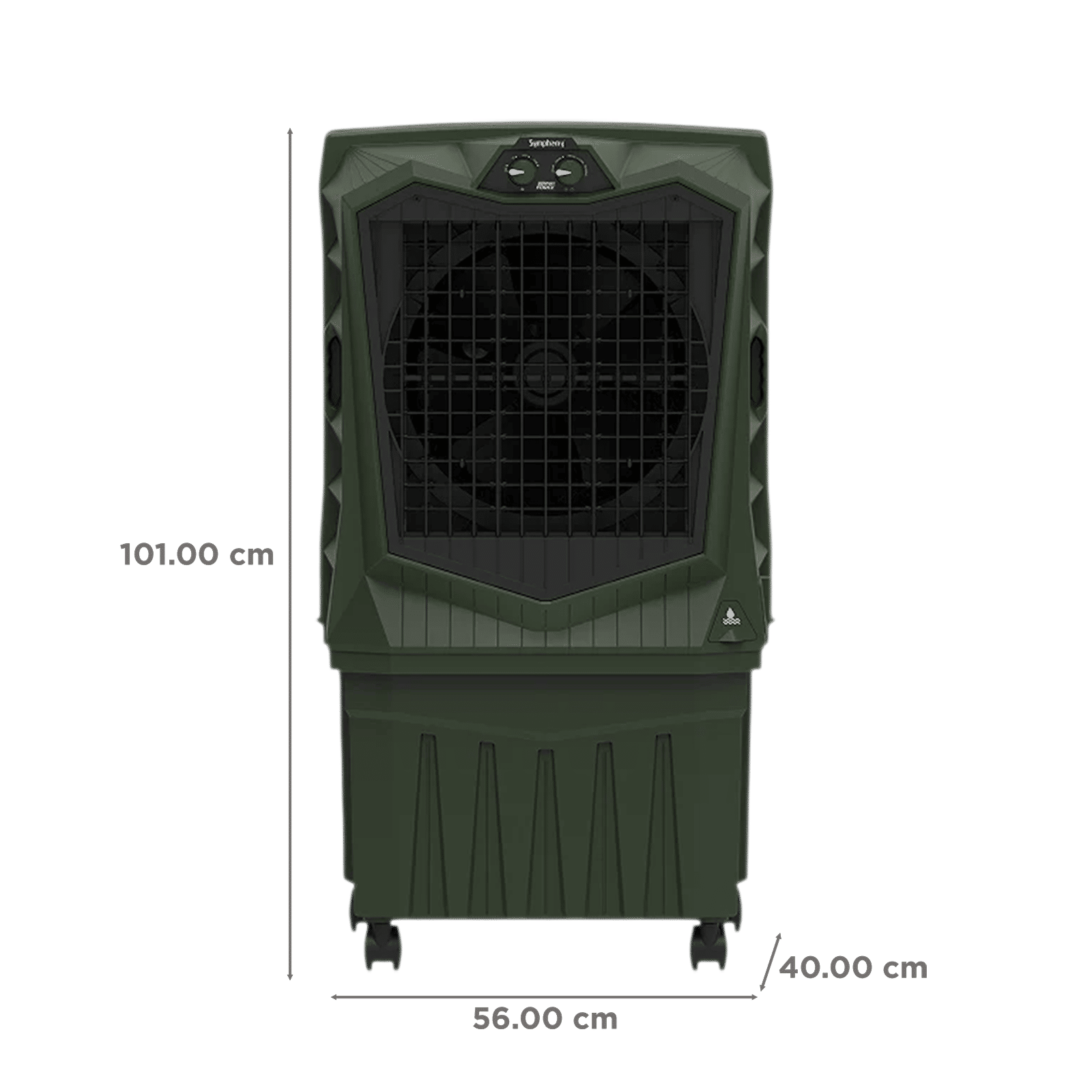 Symphony Air Force 60 Litres Desert Air Cooler with Auto Louver Movement (Inverter Compatible, Militry Green) Symphony Air Force 60 Litres Desert Air Cooler with Auto Louver Movement (Inverter Compatible, Militry Green)_3