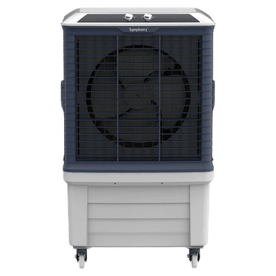 Symphony Bouncer 175 Litres Desert Air Cooler with Auto Louver Movement (Inverter Compatible, White)