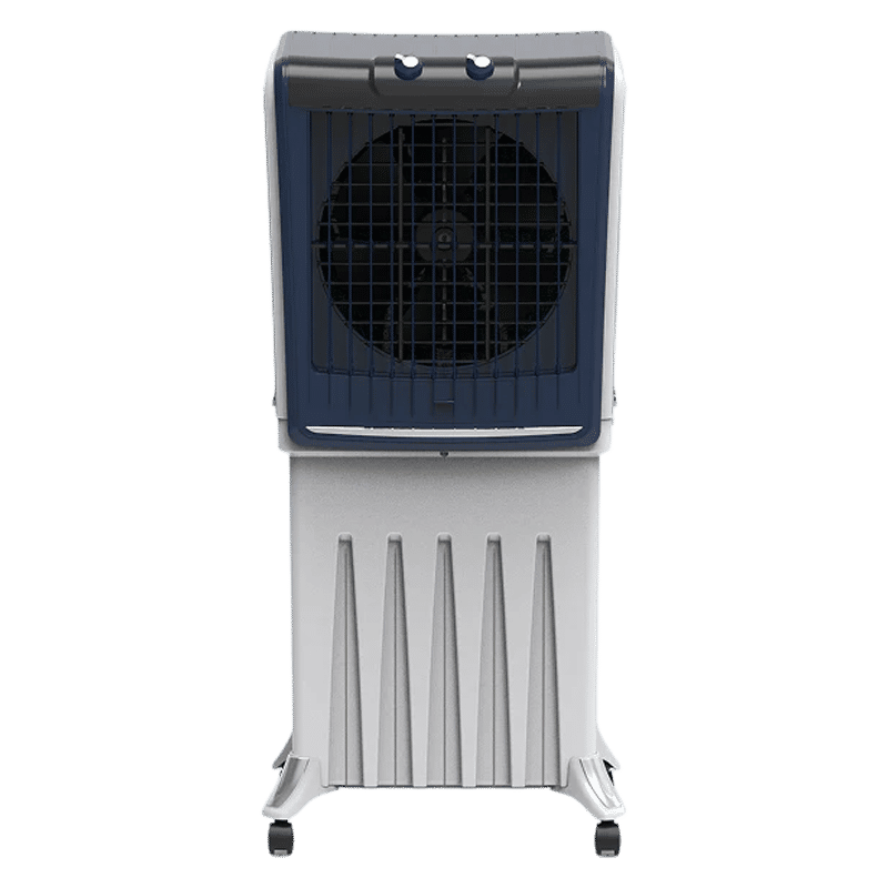 Symphony Silenzo 55 Litres Personal Air Cooler with Auto Louver Movement (Inverter Compatible, White & Blue)_1