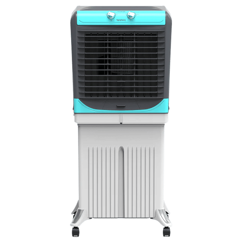 Symphony Maxwind 55 45 Litres Personal Air Cooler with Auto Louver Movement (Inverter Compatible, White & Grey)_1
