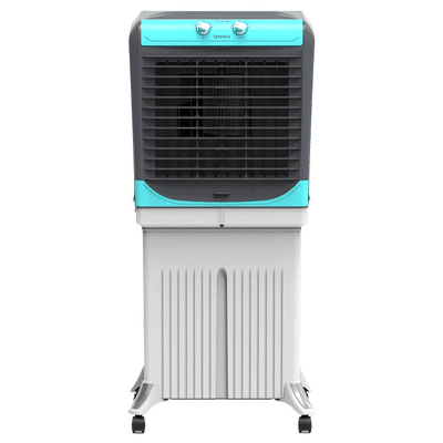 Symphony Maxwind 55 45 Litres Personal Air Cooler with Auto Louver Movement (Inverter Compatible, White & Grey)