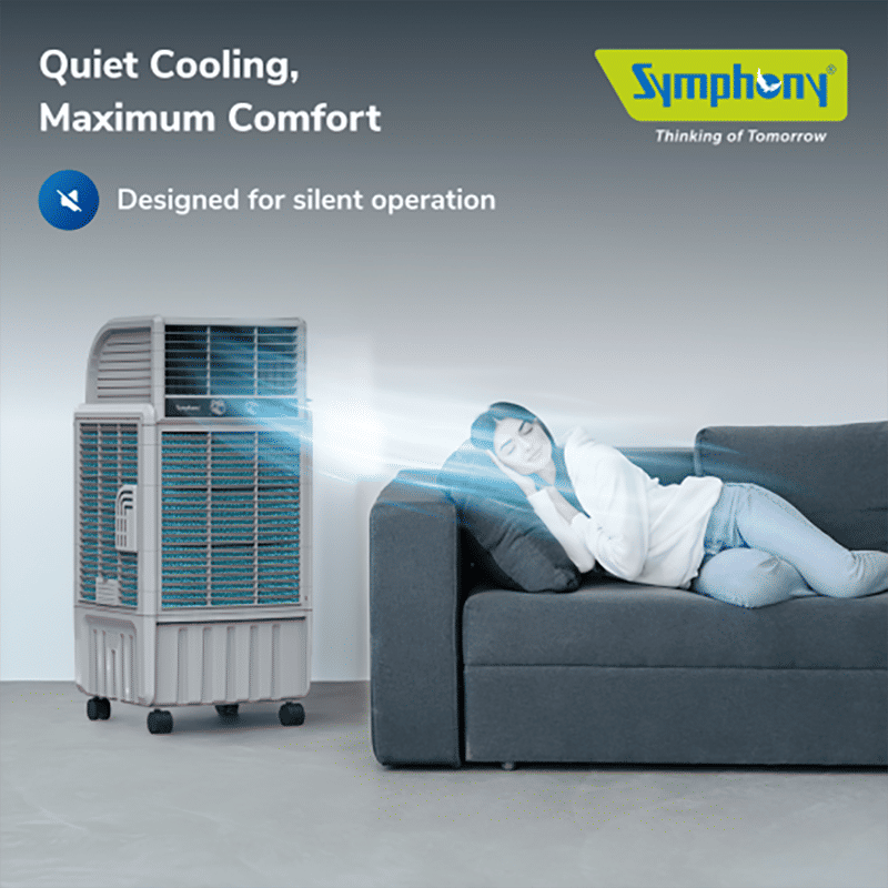 Symphony More 4D 125 Litres Desert Air Cooler with CFD Technology (Inverter Compatible, White & Grey) Symphony More 4D 125 Litres Desert Air Cooler with CFD Technology (Inverter Compatible, White & Grey)_7