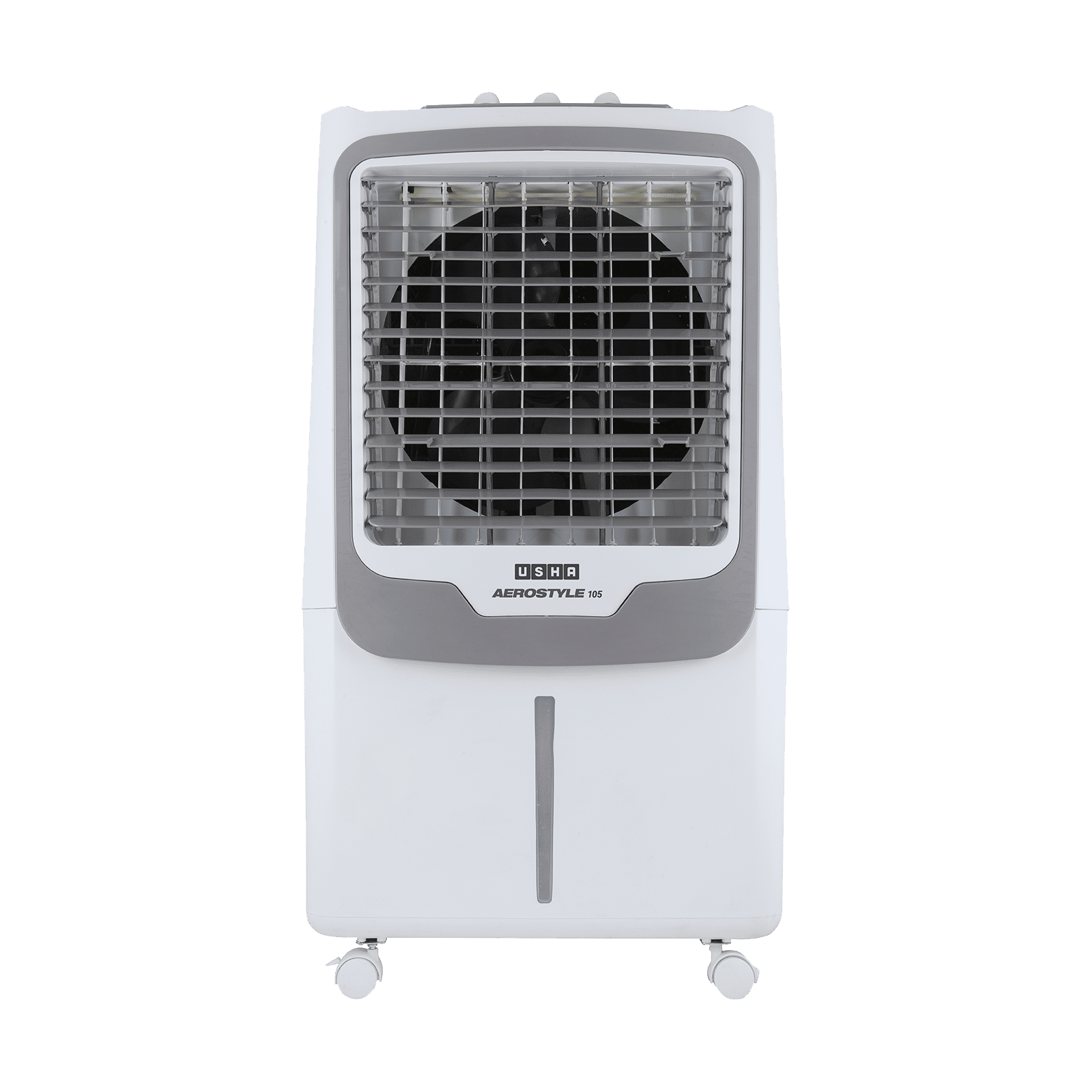 Usha AERO STYLE 105ASD1 105 Litres Desert Air Cooler with Shower Distribution Channel (Adjustable Water Flow, White & Grey) Usha AERO STYLE 105ASD1 105 Litres Desert Air Cooler with Shower Distribution Channel (Adjustable Water Flow, White & Grey)_1