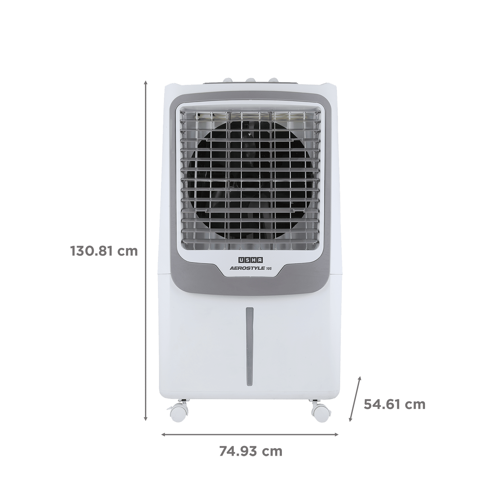 Usha AERO STYLE 105ASD1 105 Litres Desert Air Cooler with Shower Distribution Channel (Adjustable Water Flow, White & Grey) Usha AERO STYLE 105ASD1 105 Litres Desert Air Cooler with Shower Distribution Channel (Adjustable Water Flow, White & Grey)_2
