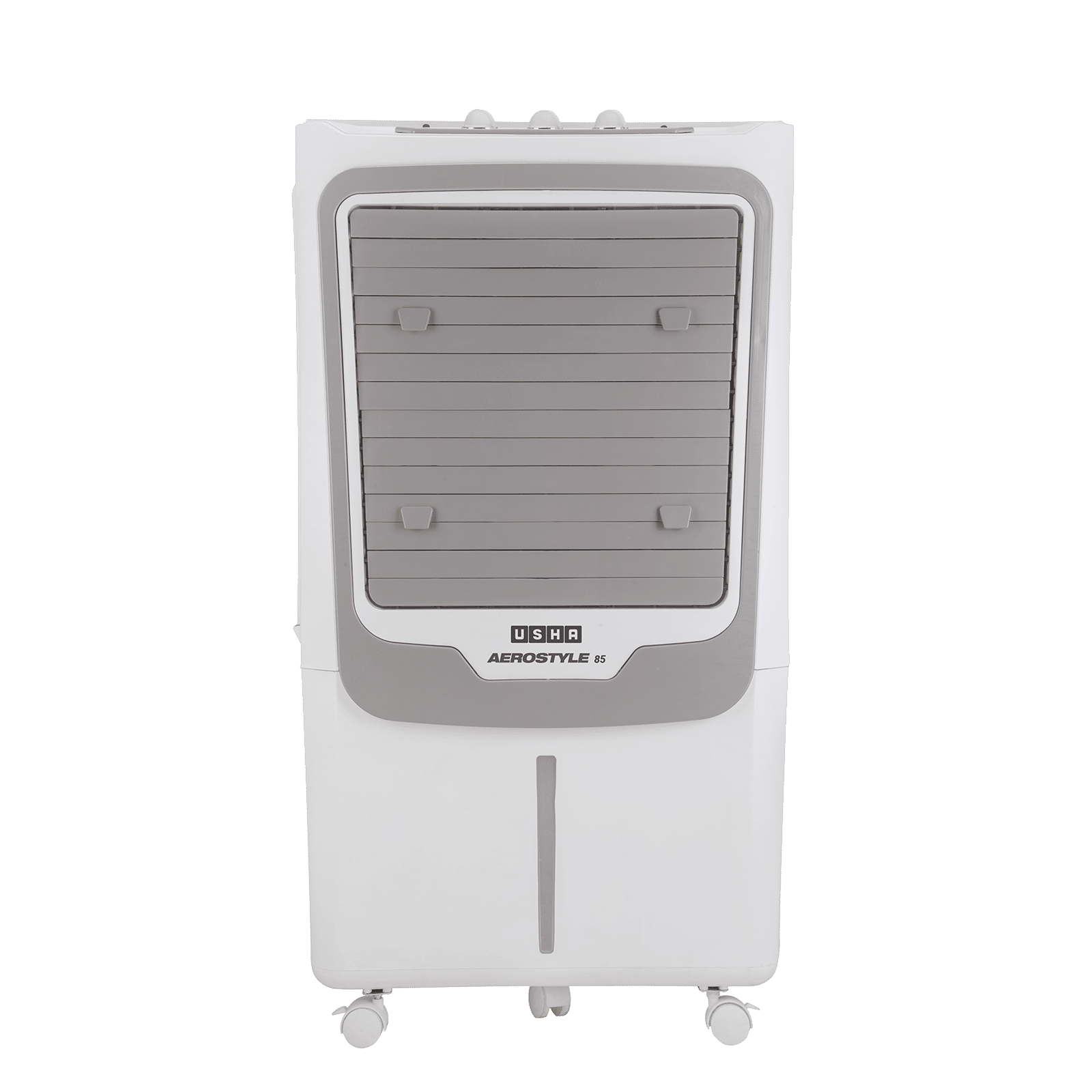 Usha AERO STYLE 85ASD1 85 Litres Desert Air Cooler with Shower Distribution Channel (Adjustable Water Flow, White & Grey) Usha AERO STYLE 85ASD1 85 Litres Desert Air Cooler with Shower Distribution Channel (Adjustable Water Flow, White & Grey)_1