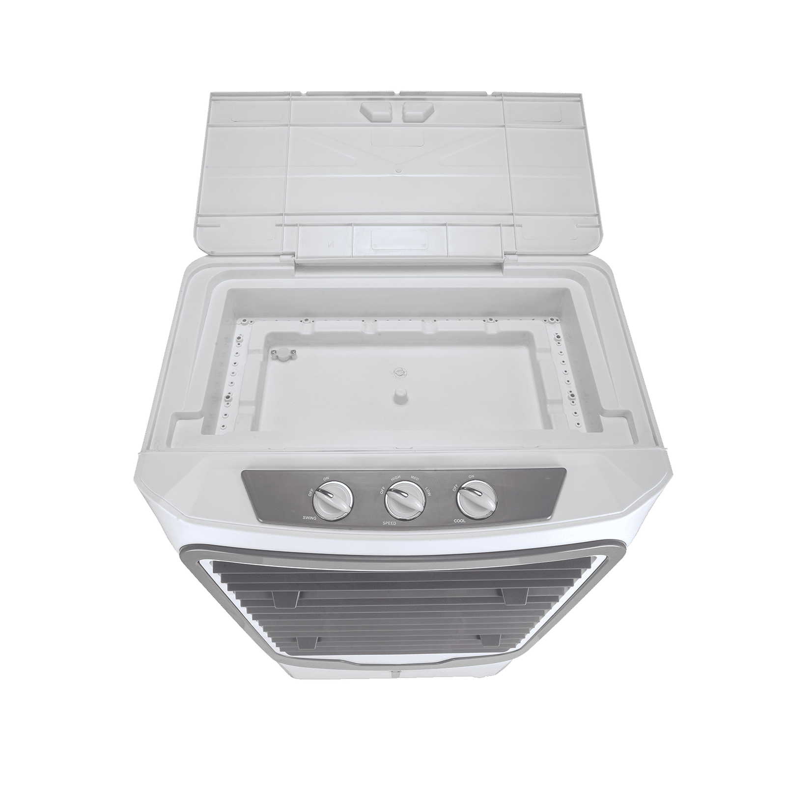 Usha AERO STYLE 85ASD1 85 Litres Desert Air Cooler with Shower Distribution Channel (Adjustable Water Flow, White & Grey) Usha AERO STYLE 85ASD1 85 Litres Desert Air Cooler with Shower Distribution Channel (Adjustable Water Flow, White & Grey)_7
