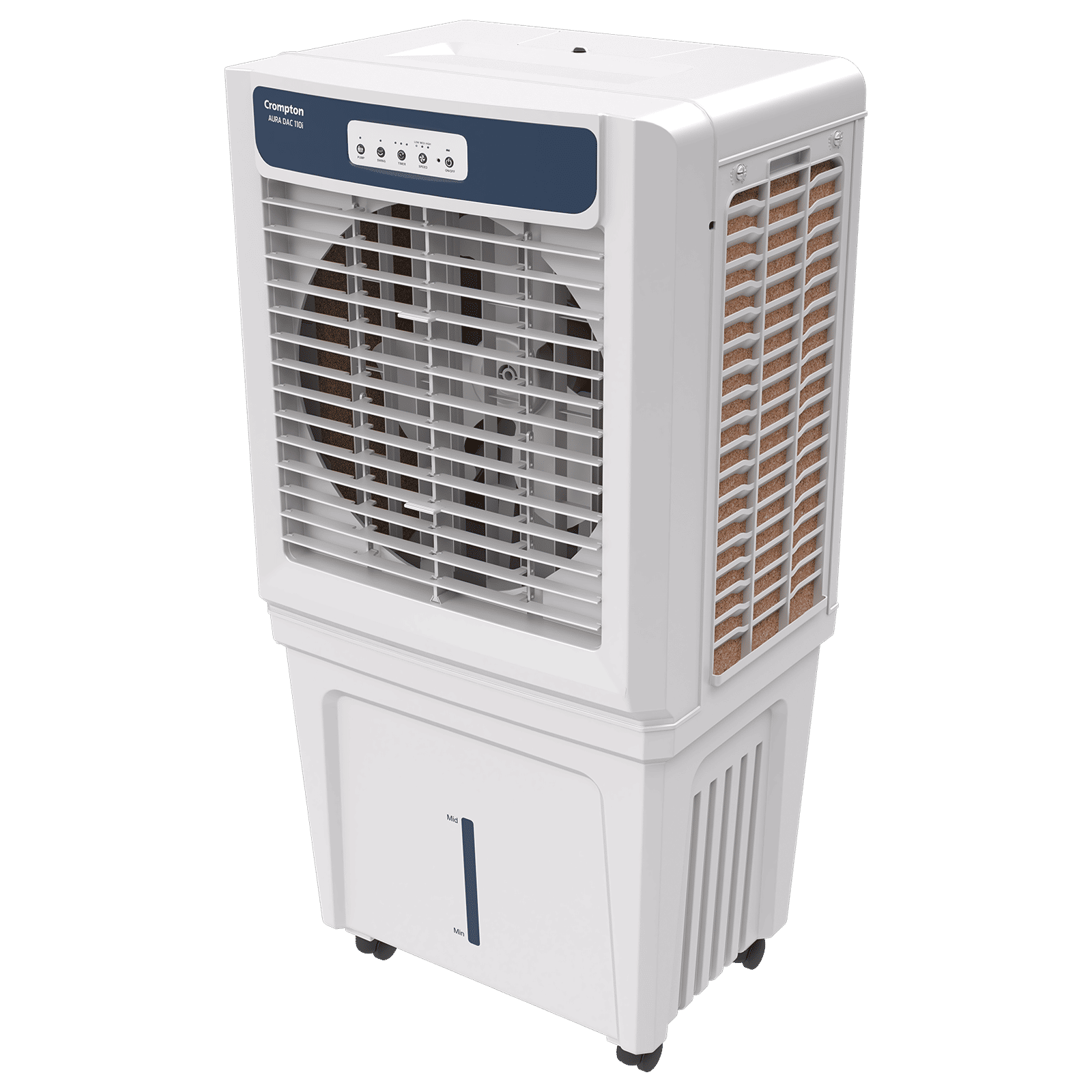 Crompton Aura 110 Litres Desert Air Cooler with Everlast Pump (Auto Swing Louvers, White & Indian Ink) Crompton Aura 110 Litres Desert Air Cooler with Everlast Pump (Auto Swing Louvers, White & Indian Ink)_4