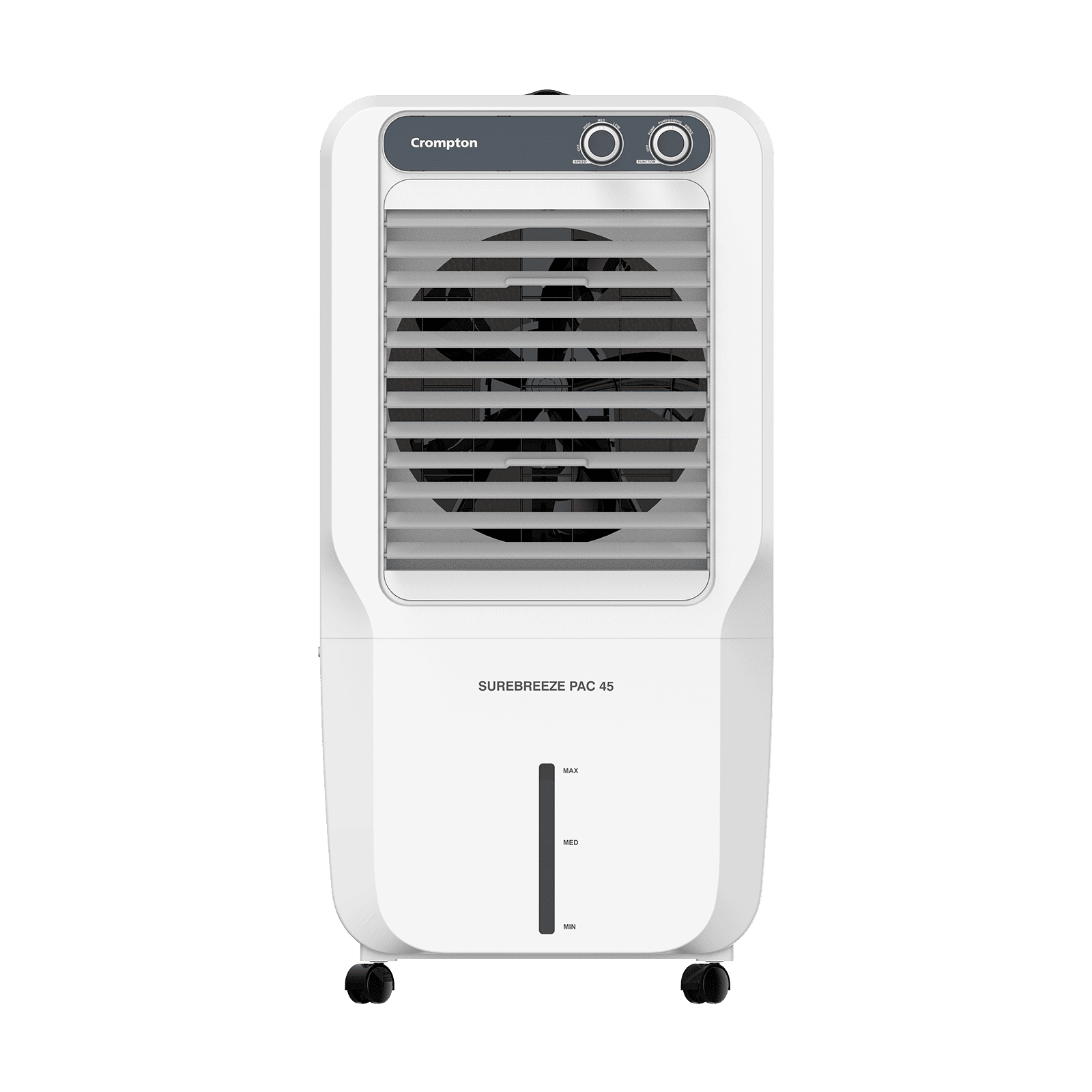 Crompton Sure Breeze 45 Litres Personal Air Cooler with Overload Protection (4 Way Air Deflection, White & Grey) Crompton Sure Breeze 45 Litres Personal Air Cooler with Overload Protection (4 Way Air Deflection, White & Grey)_1