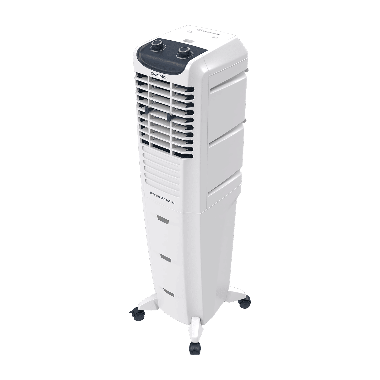 Crompton Sure Breeze 55 Litres Tower Air Cooler with Overload Protection (Ice Chamber, White & Blue)_8