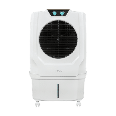 Bajaj Shield Series Specter 56 Litres Desert Air Cooler with Turbo Fan Technology (4 Way Swing Deflection, White)