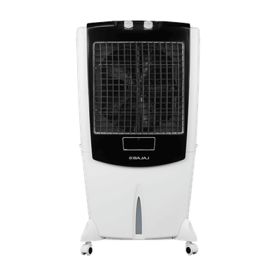 Bajaj Shield Series Mighty 104 Litres Desert Air Cooler with Turbo Fan Technology (Antibacterial Honeycomb Technology, White)
