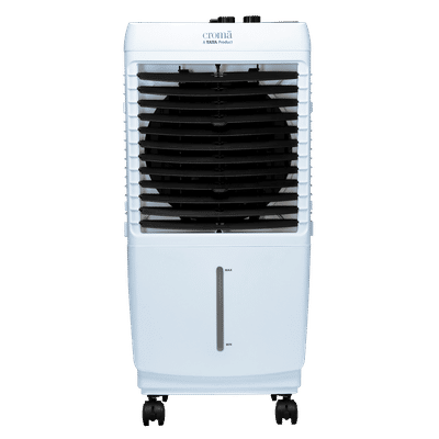 Croma 50 Litres Mini Desert Air Cooler with Ice Chamber (Honeycomb Pads, White)