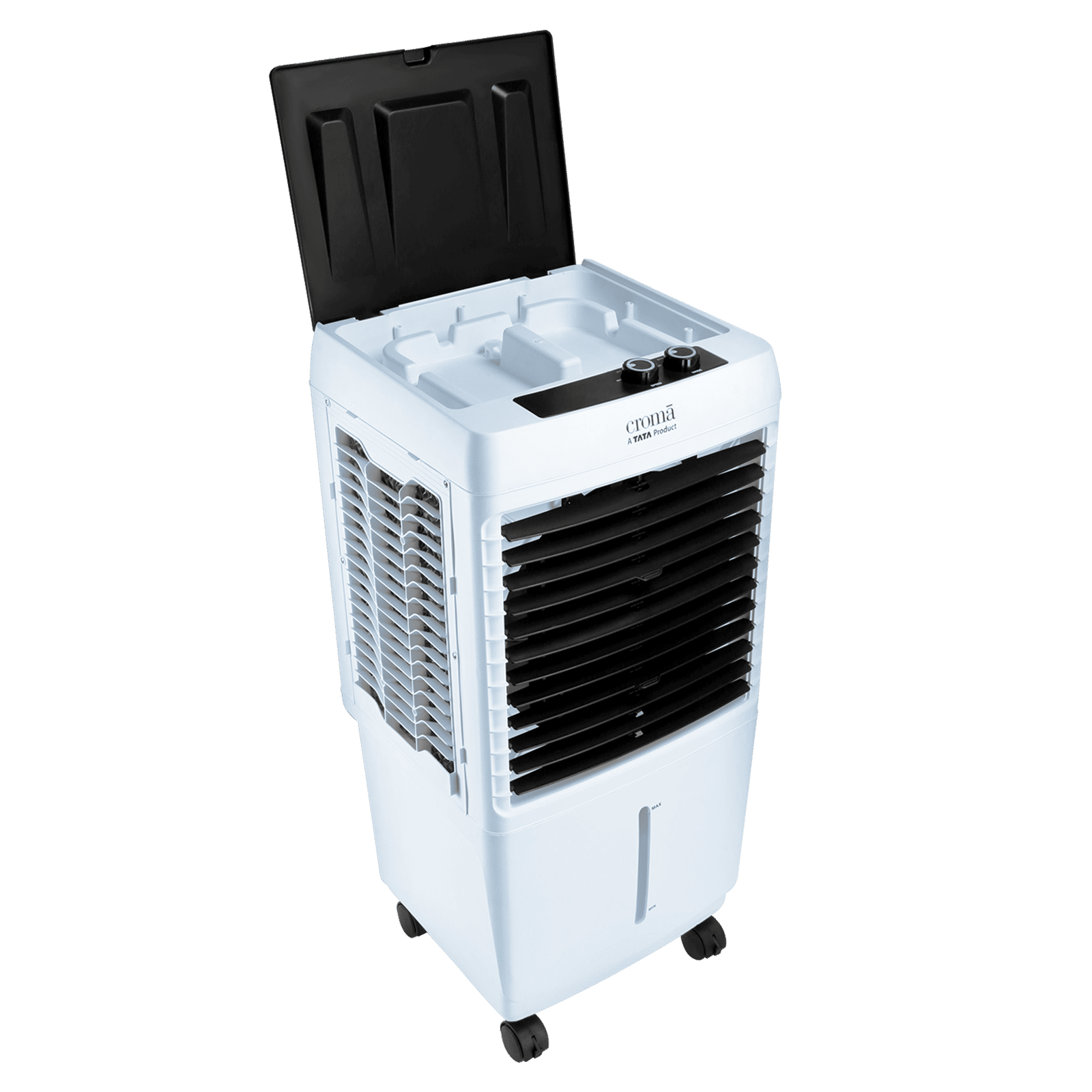 Croma 50 Litres Mini Desert Air Cooler with Ice Chamber (Antibacterial Honeycomb Pads, White) Croma 50 Litres Mini Desert Air Cooler with Ice Chamber (Antibacterial Honeycomb Pads, White)_9