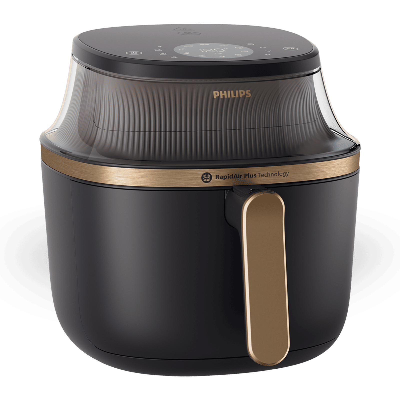 Philips 3000 Series 7.2L 2000 Watt Digital Air Fryer with RapidAir Plus Technology (Black & Copper) Philips 3000 Series 7.2L 2000 Watt Digital Air Fryer with RapidAir Plus Technology (Black & Copper)_5