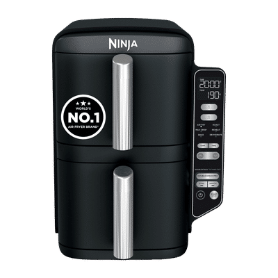 Ninja Double Stack 7.6L 2470 Watt Digital Air Fryer with Max Crisp Technology (Black)