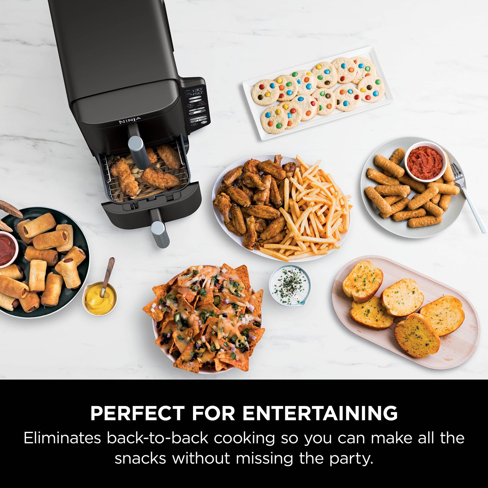 Ninja Double Stack 7.6L 2470 Watt Digital Air Fryer with Max Crisp Technology (Black) Ninja Double Stack 7.6L 2470 Watt Digital Air Fryer with Max Crisp Technology (Black)_9
