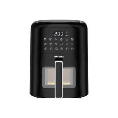 Havells Prolife Vista 4.2L 1350 Watt Digital Air Fryer with Aero Crisp Technology (Black)
