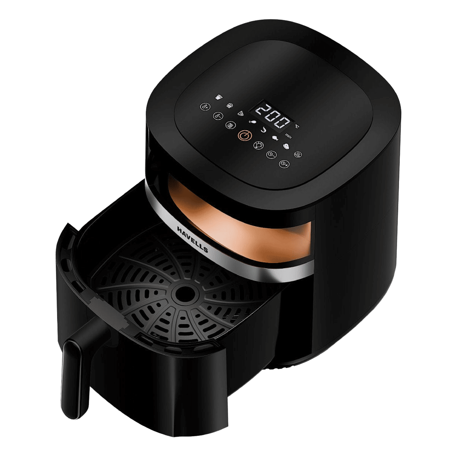Havells Prolife Stellar Chef 5.5L 1500 Watt Digital Air Fryer with Aero Crisp Technology (Black) Havells Prolife Stellar Chef 5.5L 1500 Watt Digital Air Fryer with Aero Crisp Technology (Black)_5