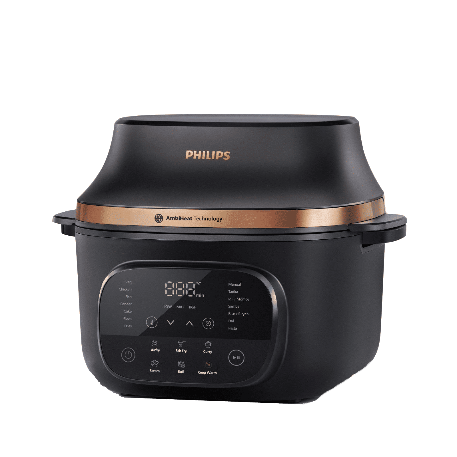 PHILIPS OneChef 4.2L 1980 Watt Digital Air Fryer with AmbiHeat Technology (Black) PHILIPS OneChef 4.2L 1980 Watt Digital Air Fryer with AmbiHeat Technology (Black)_1