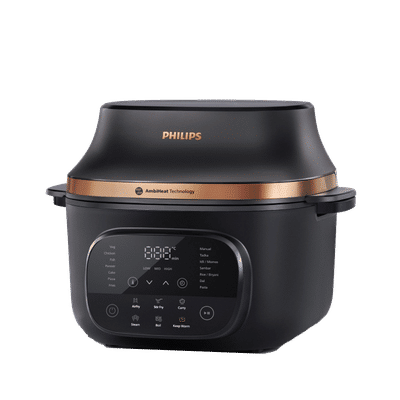 PHILIPS OneChef 4.2L 1980 Watt Digital Air Fryer with AmbiHeat Technology (Black)