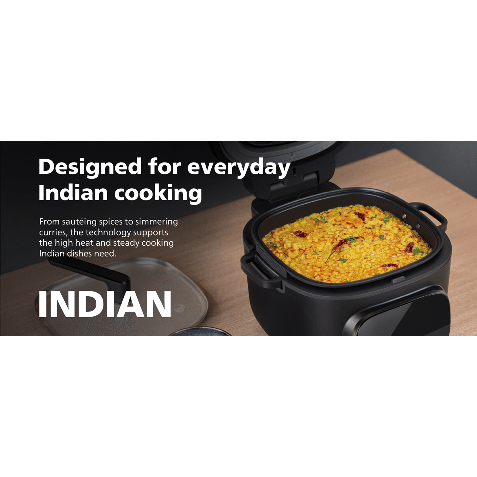 PHILIPS OneChef 4.2L 1980 Watt Digital Air Fryer with AmbiHeat Technology (Black) PHILIPS OneChef 4.2L 1980 Watt Digital Air Fryer with AmbiHeat Technology (Black)_5