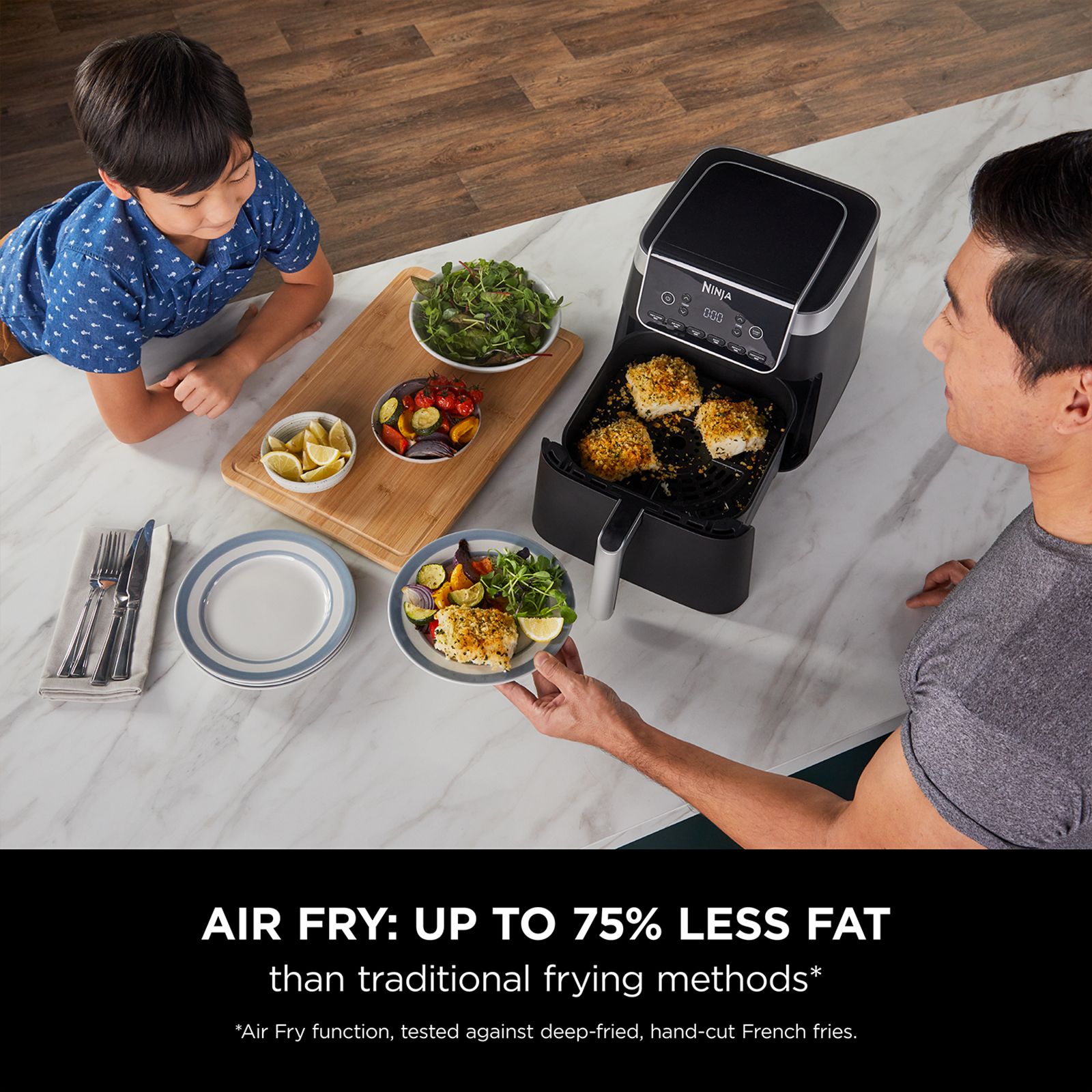 NINJA MAX PRO 6.2L 2000 Watt Digital Air Fryer with 6 Cooking Functions (Black) NINJA MAX PRO 6.2L 2000 Watt Digital Air Fryer with 6 Cooking Functions (Black)_8