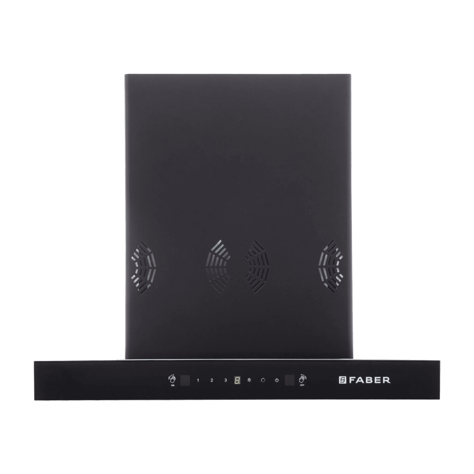 FABER Hood Silencio 3D IND HC SC FL BK 90 T cm 1325m3/hr Ducted Auto Clean Wall Mounted Chimney with Touch Control Panel (Black) FABER Hood Silencio 3D IND HC SC FL BK 90 T cm 1325m3/hr Ducted Auto Clean Wall Mounted Chimney with Touch Control Panel (Black)_5