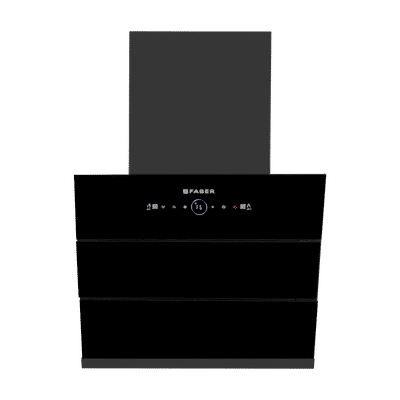 FABER HOOD AETHER BLDC HC SC FL BK IN 75cm
                      1600m3/hr Ducted Auto Clean Wall Mounted Chimney
                      with LPG Leakage Sensor (Black)