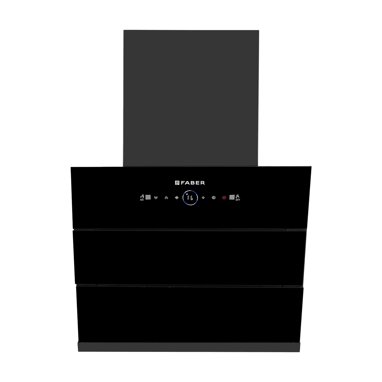 FABER HOOD AETHER BLDC HC SC FL BK IN 75cm 1600m3/hr Ducted Auto Clean Wall Mounted Chimney with LPG Leakage Sensor (Black)_1