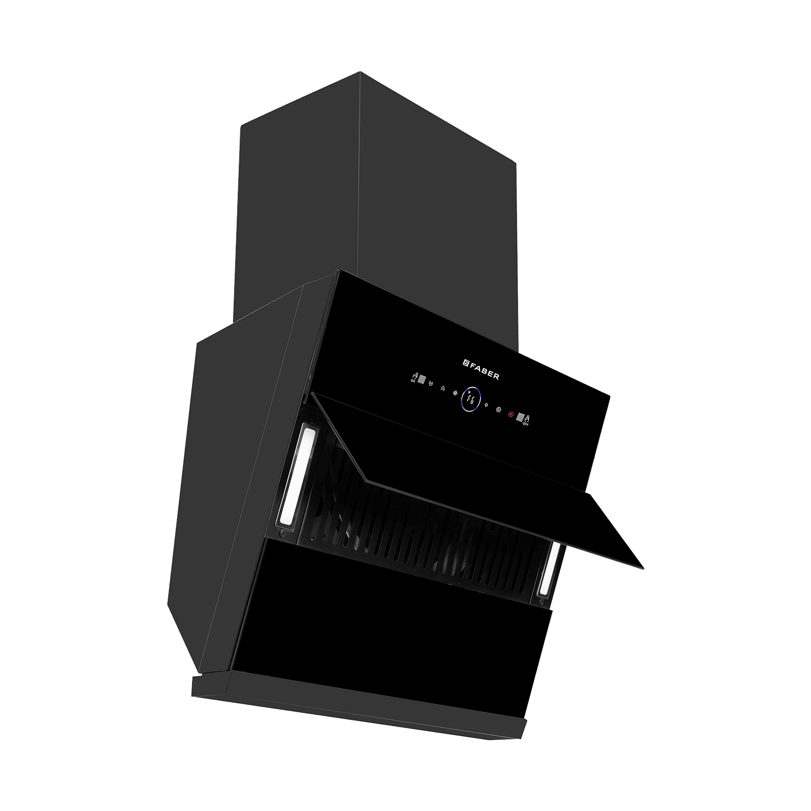 FABER HOOD AETHER BLDC HC SC FL BK IN 75cm 1600m3/hr Ducted Auto Clean Wall Mounted Chimney with LPG Leakage Sensor (Black)_5