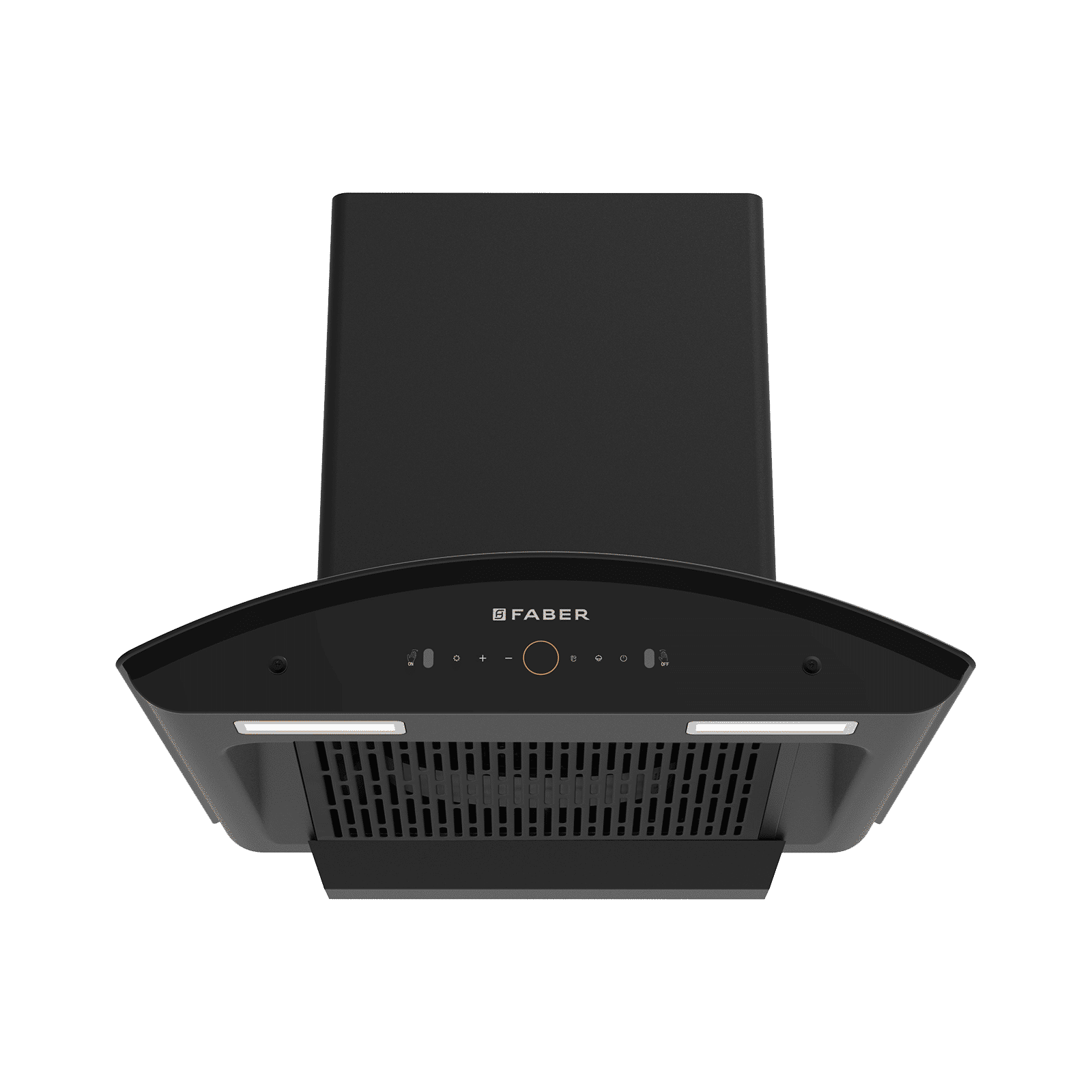 FABER HOOD ENIGMA BLDC HC SC FL BK IN 60cm 1600m3/hr Ducted Auto Clean Wall Mounted Chimney with Gesture Control (Black)_1