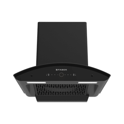 FABER HOOD ENIGMA BLDC HC SC FL BK IN 60cm 1600m3/hr Ducted Auto Clean Wall Mounted Chimney with Gesture Control (Black)