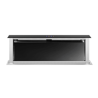 KAFF TOWNSVILLE 90 IS 90cm 1200m3/hr Ductless Wall Mounted Chimney with Advanced Downdraft Technology (Black)
