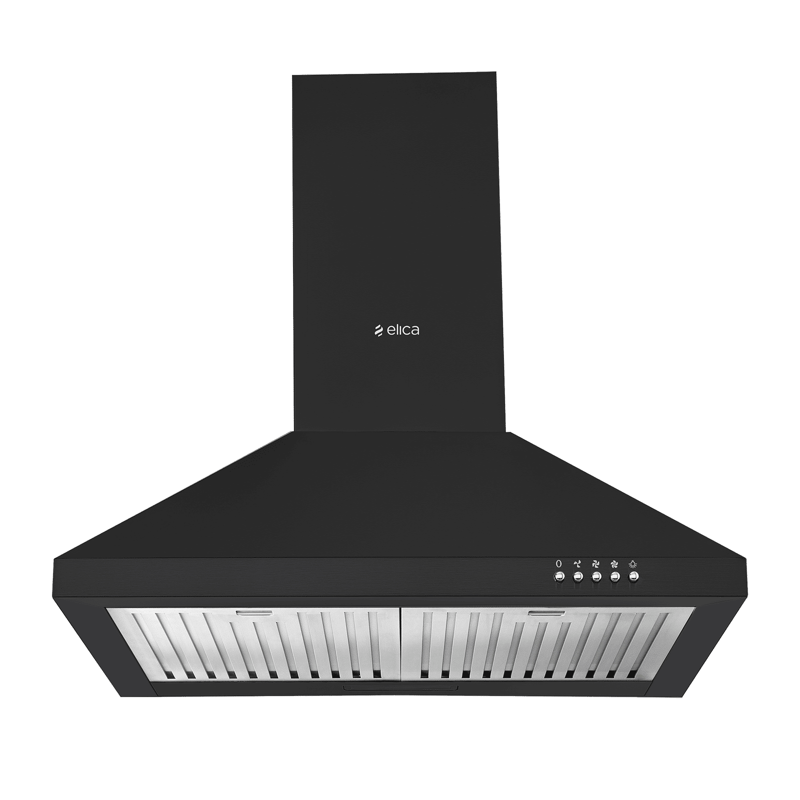 elica AH PLUS 260BF NERO 60cm 1600m3/hr Ducted Wall Mounted Chimney with Baffle Filters (Black)_1