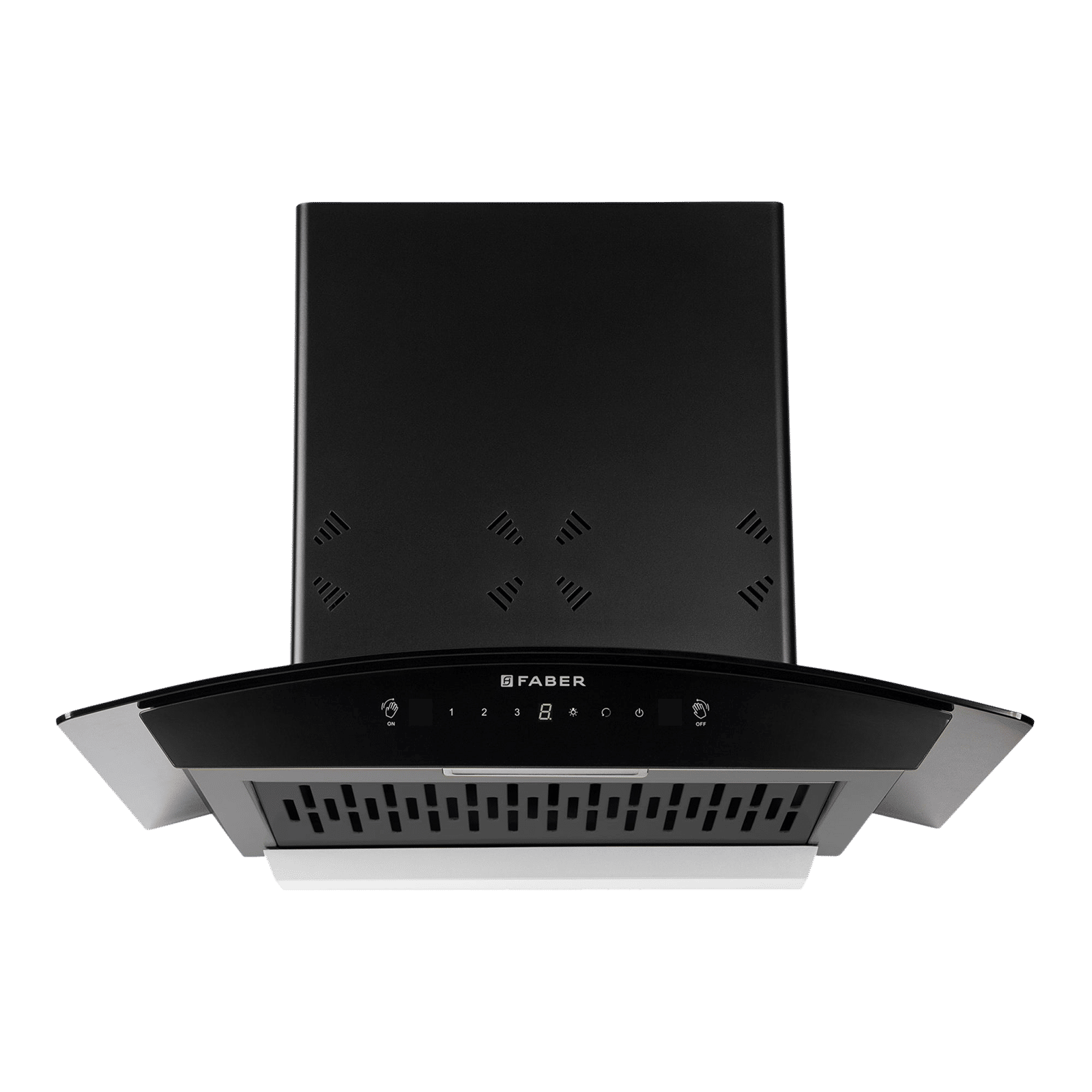 Faber HOOD STELLA 3D IN HC SC FL BK 60 60cm 1400m3/hr Ductless Heat Auto Clean Wall Mounted Chimney with Odour Sensor (Black) Faber HOOD STELLA 3D IN HC SC FL BK 60 60cm 1400m3/hr Ductless Heat Auto Clean Wall Mounted Chimney with Odour Sensor (Black)_4