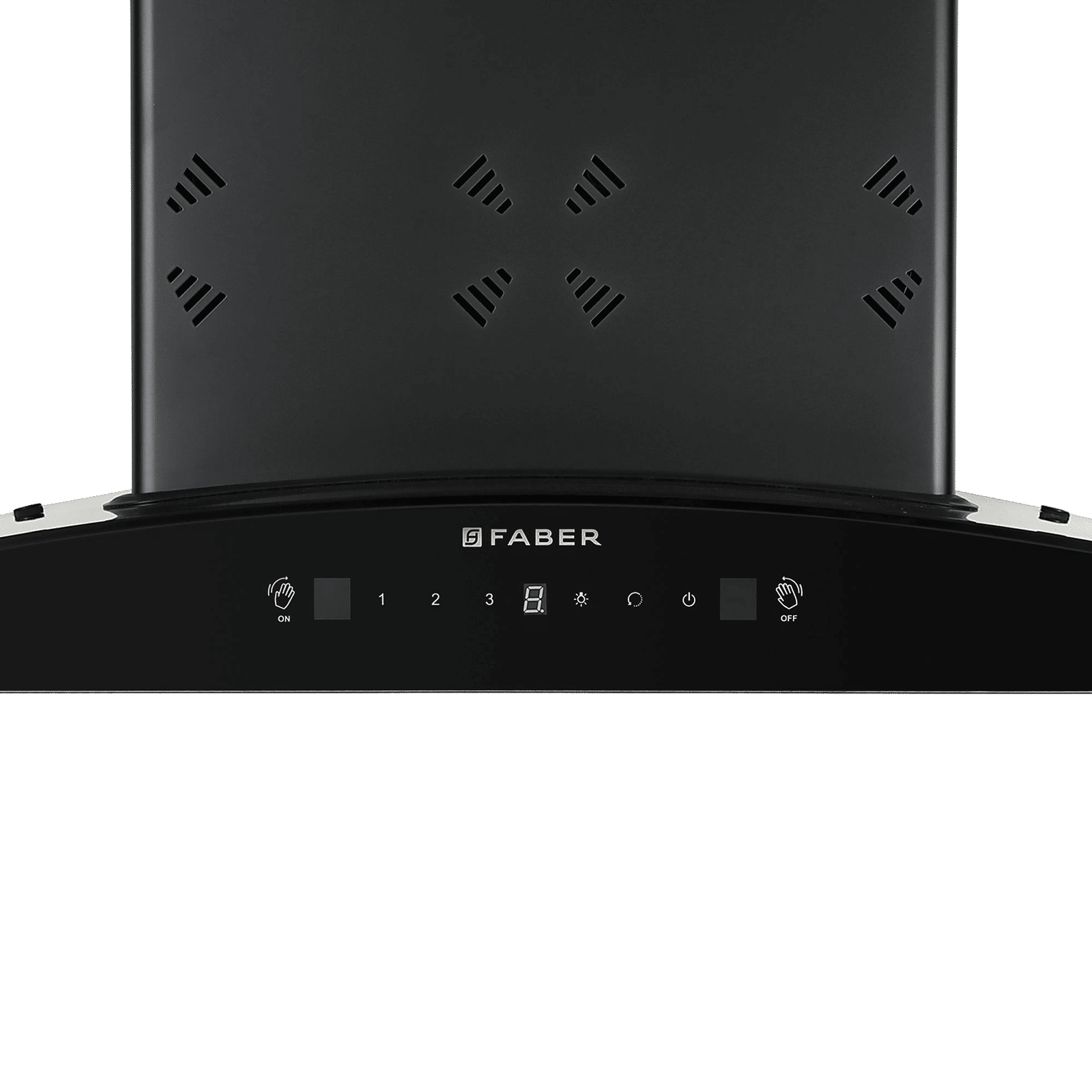Faber HOOD STELLA 3D IN HC SC FL BK 75 75cm 1400m3/hr Ductless Heat Auto Clean Wall Mounted Chimney with Odour Sensor (Black) Faber HOOD STELLA 3D IN HC SC FL BK 75 75cm 1400m3/hr Ductless Heat Auto Clean Wall Mounted Chimney with Odour Sensor (Black)_4
