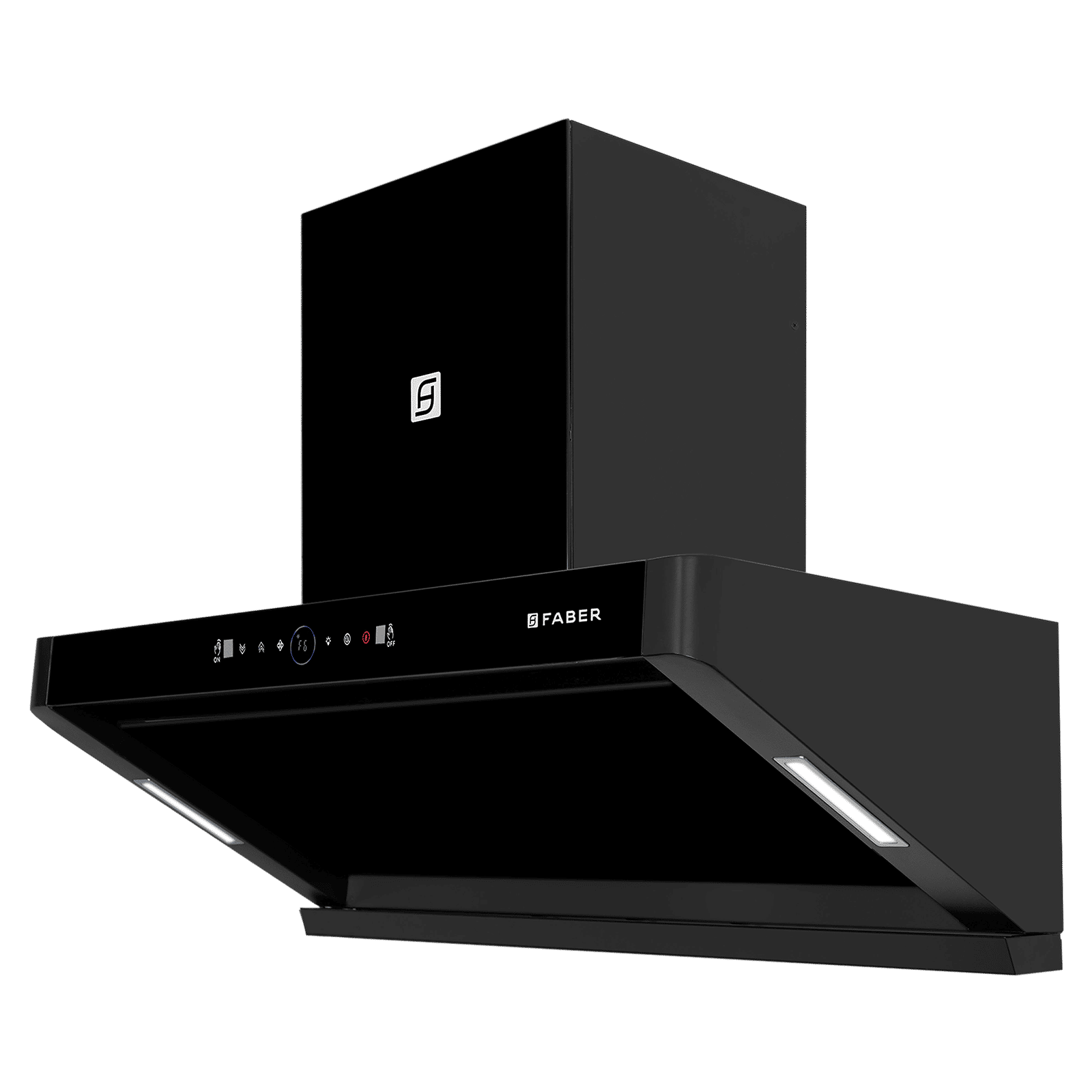 Faber HOOD APOLLO FL HC BLDC BK IN 90cm 1600m3/hr Ductless Auto Clean Wall Mounted Chimney with Touch and Gesture Control (Black)_4
