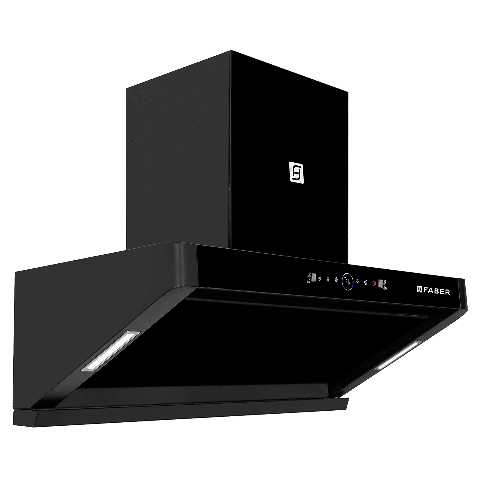 Faber HOOD APOLLO FL HC BLDC BK IN 90cm 1600m3/hr Ductless Auto Clean Wall Mounted Chimney with Touch and Gesture Control (Black)_5