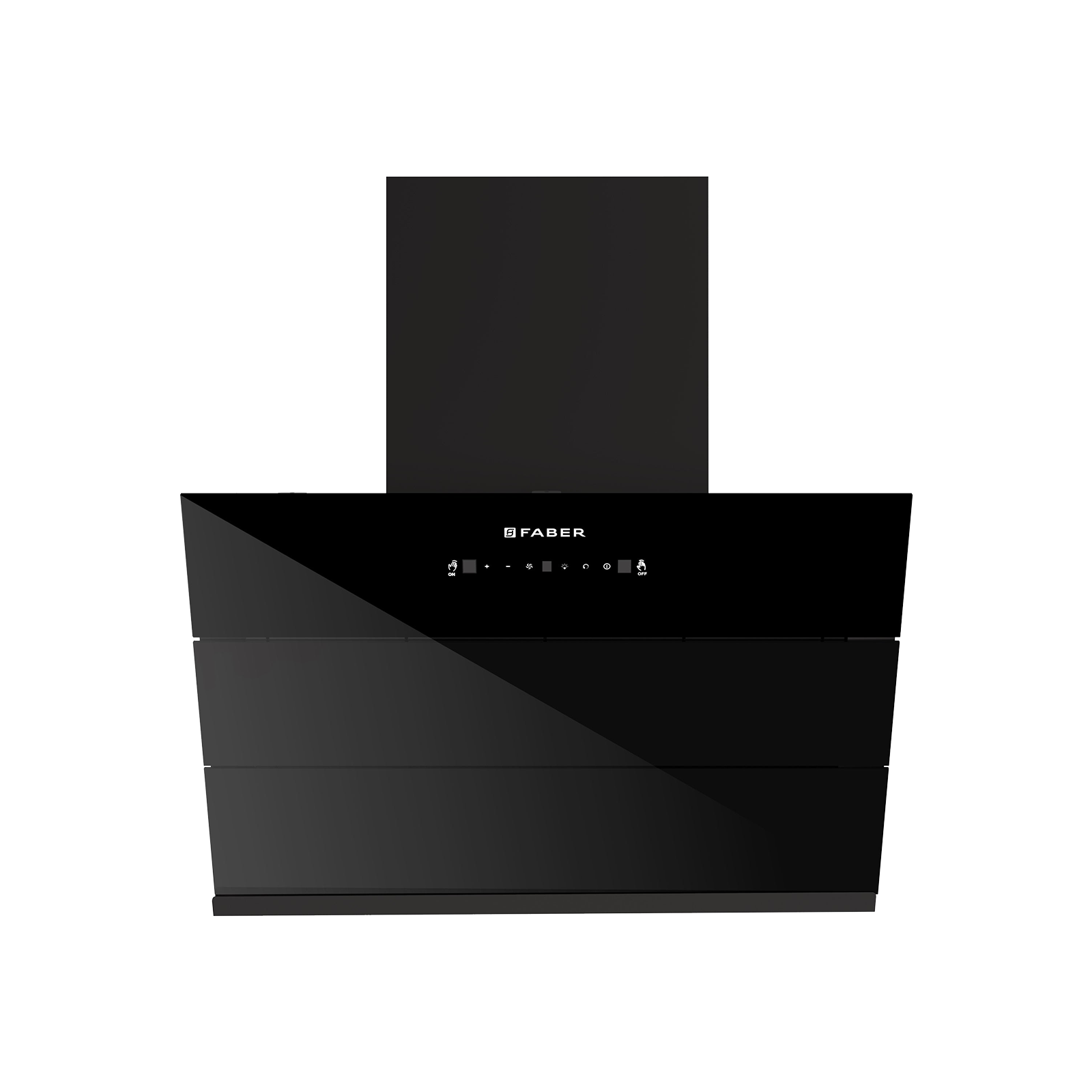 Faber HOOD GLORY BLDC FL SC HC BK IN 75 - V 75cm 1500m3/hr Ductless Auto Clean Wall Mounted Chimney with Touch and Gesture Control (Black) Faber HOOD GLORY BLDC FL SC HC BK IN 75 - V 75cm 1500m3/hr Ductless Auto Clean Wall Mounted Chimney with Touch and Gesture Control (Black)_1