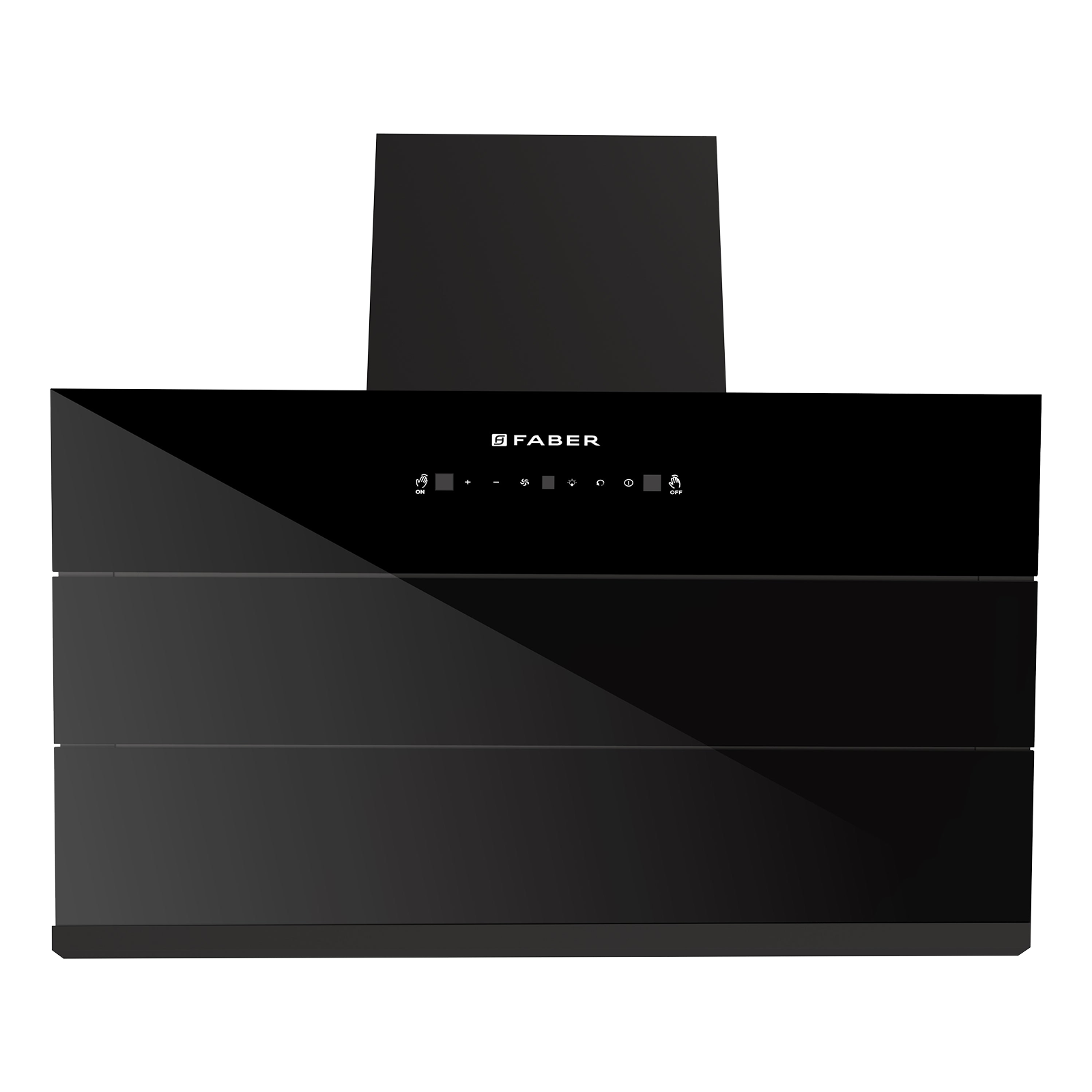 Faber HOOD GLORY BLDC FL SC HC BK IN 90 - V 90cm 1500m3/hr Ductless Auto Clean Wall Mounted Chimney with Touch and Gesture Control (Black) Faber HOOD GLORY BLDC FL SC HC BK IN 90 - V 90cm 1500m3/hr Ductless Auto Clean Wall Mounted Chimney with Touch and Gesture Control (Black)_5
