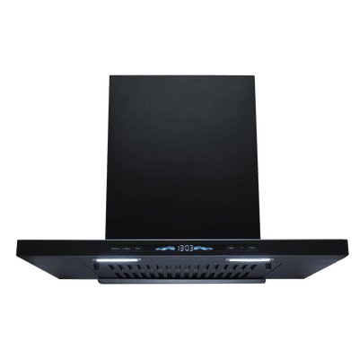 elica SLIM T3 FL BLDC 60cm 1600m3/hr Ducted Wall Mounted Chimney with Touch Control (Black)
