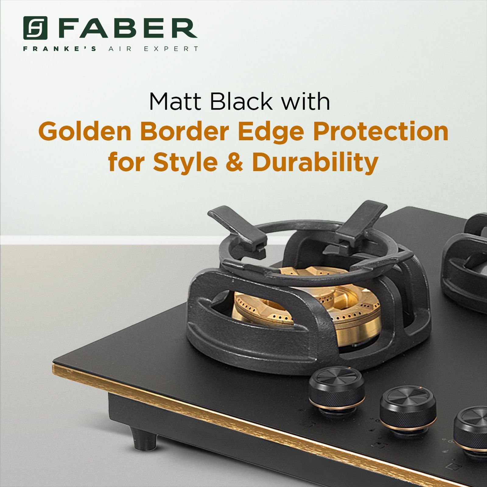 Faber Verona IND HD784 CI FFD AI Glass Top 4 Burner Automatic Hob (3D Flame Technology, Matt Black & Gold)_15