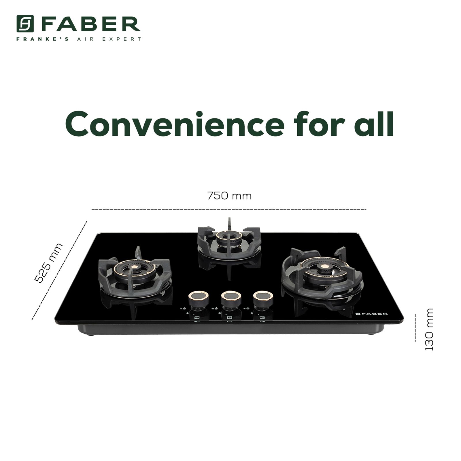 Faber Experia HT753 BR AL AI FFD IN Toughened Glass Top 3 Burner Automatic Hob (Spill-Proof Design, Black)_4