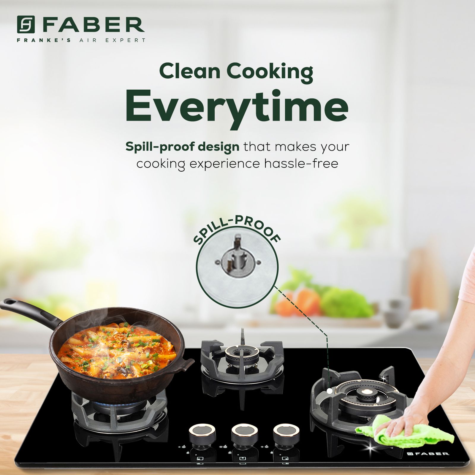 Faber Experia HT753 BR AL AI FFD IN Toughened Glass Top 3 Burner Automatic Hob (Spill-Proof Design, Black)_6